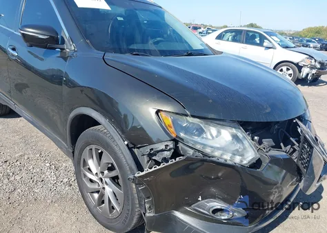 2015 Nissan Rogue Sl из США, поврежденный, VIN 5N1AT2MV7FC911278